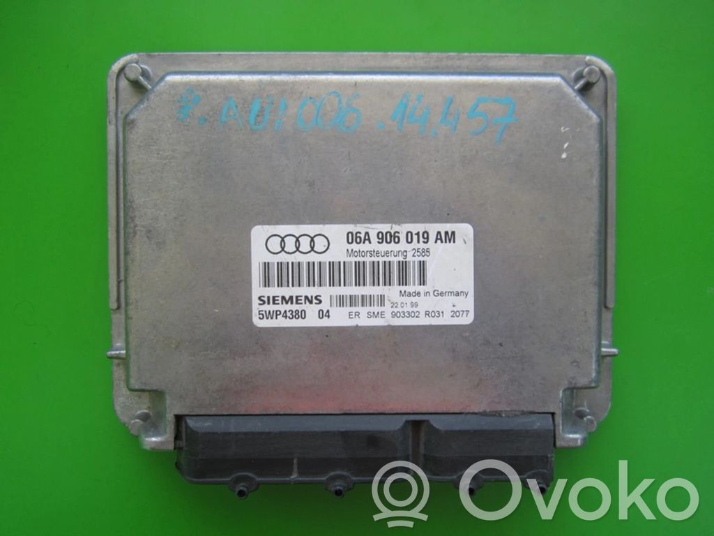 Engine control unit/module ECU   06A906019AM,5WP4380
