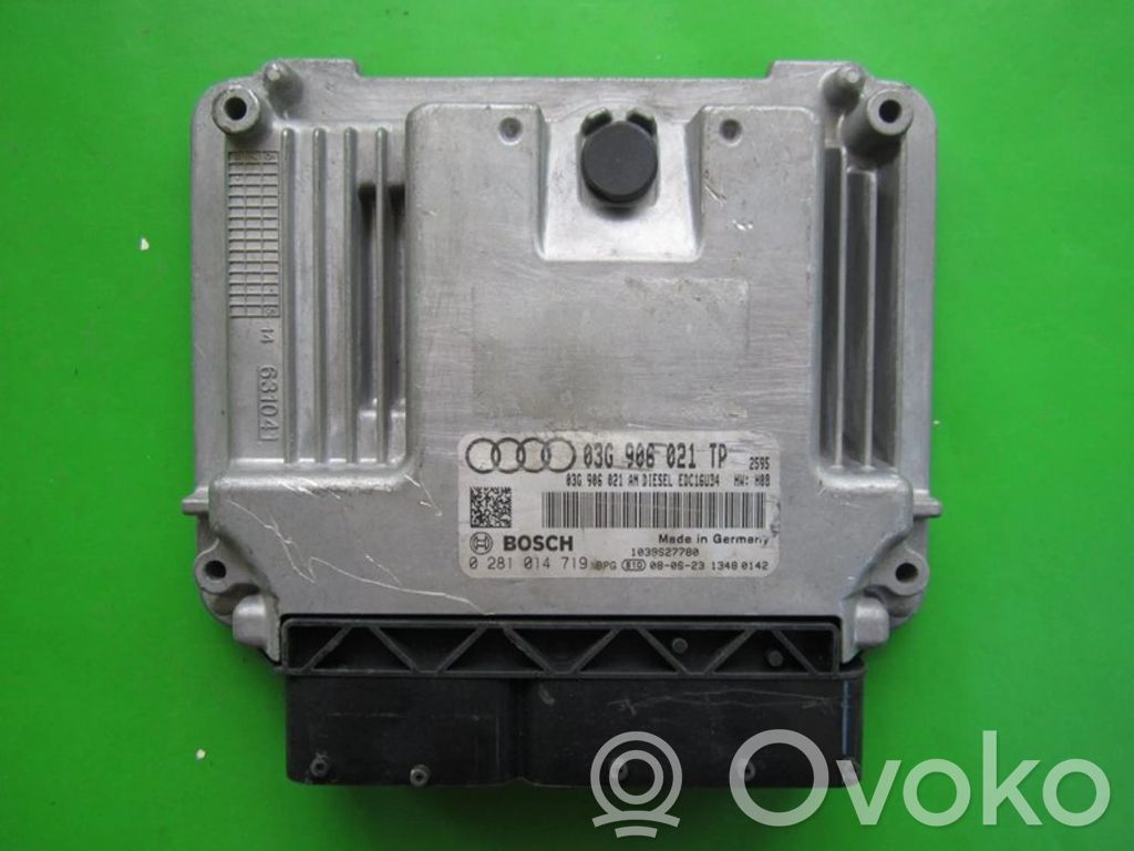Audi A3 S3 A3 Sportback 8P Engine control unit/module ECU 