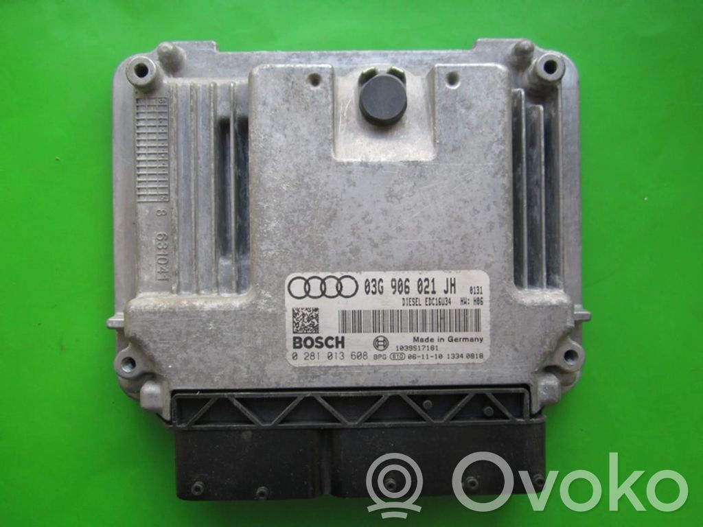 Audi A3 S3 A3 Sportback 8P Unidad de control/módulo ECU del motor 