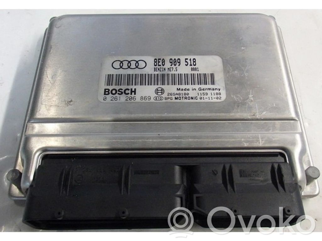 Audi A4 S4 B6 8E 8H Unidad de control/módulo ECU del motor 