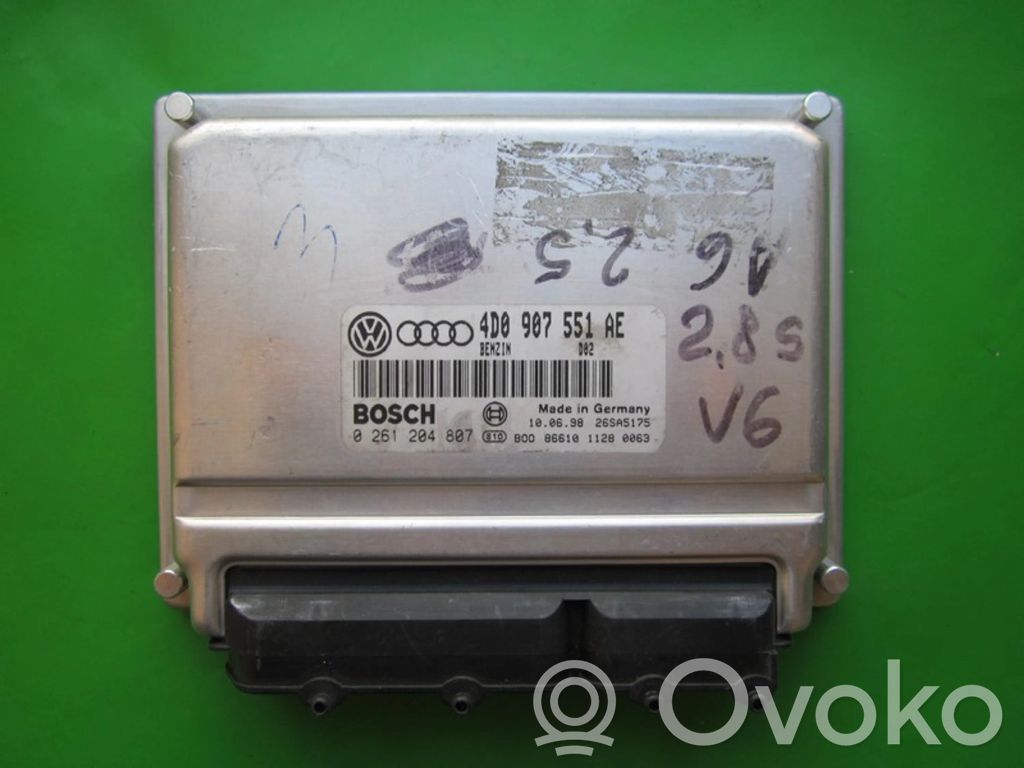 Audi A6 S6 C5 4B Unitate control motor/modul ECU 