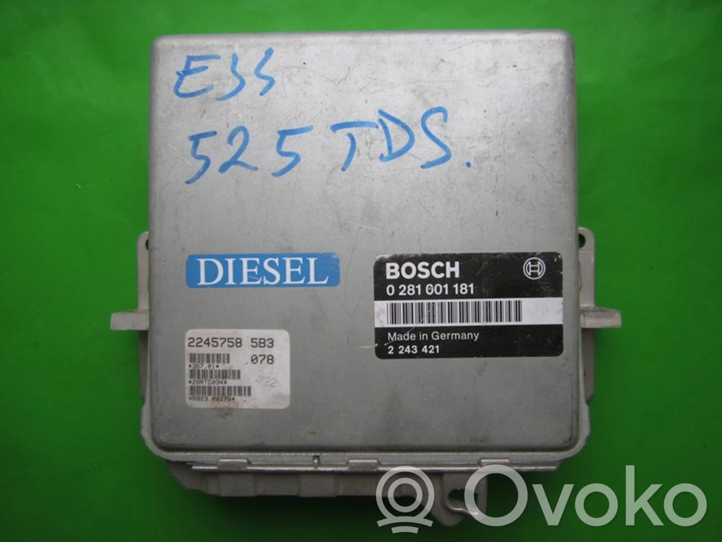 Unité de commande, module ECU de moteur   2243421,0281001181