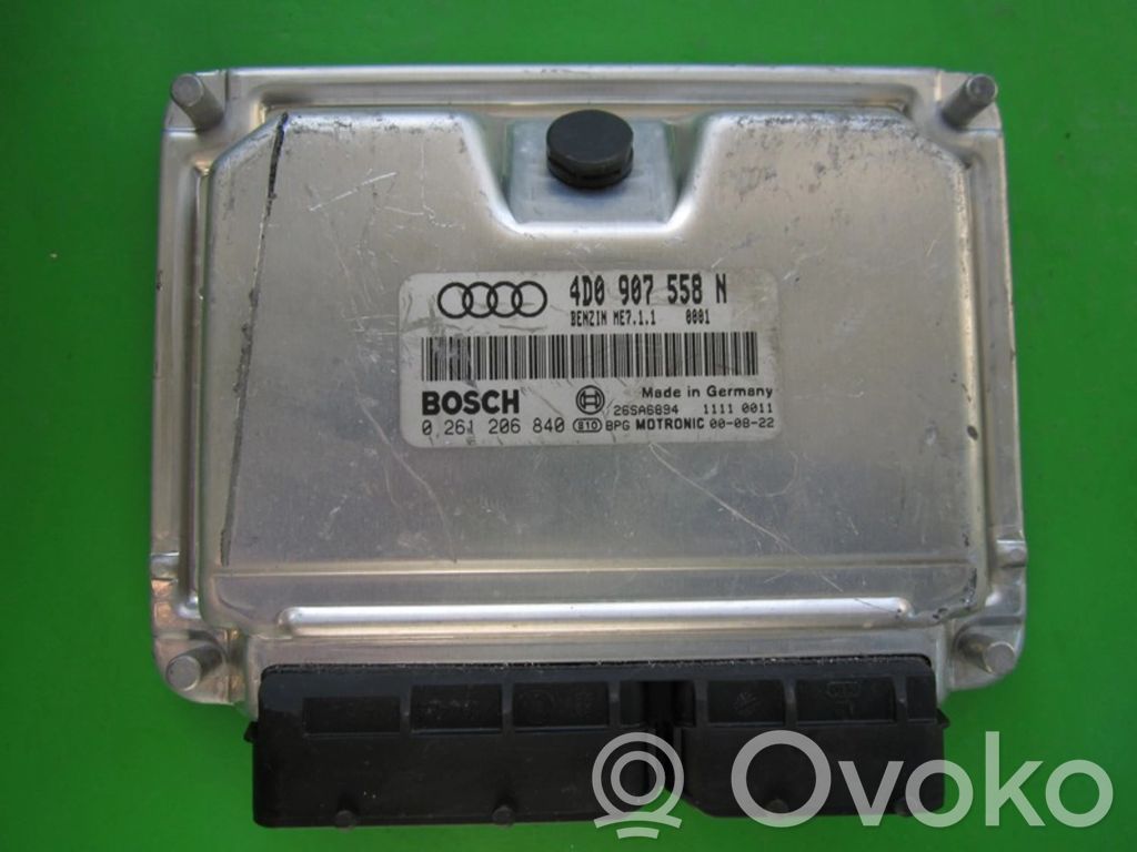 Engine control unit/module ECU   4D0907558N,0261206840