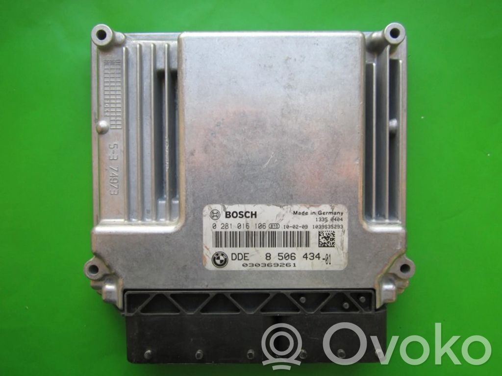 Motorsteuergerät ECU   DDE8506434,0281016106