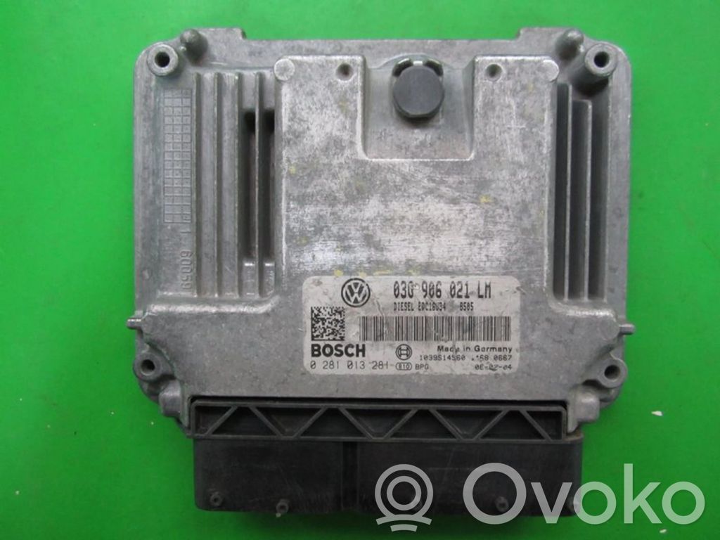 Engine control unit/module ECU   03G906021LM,0281013281