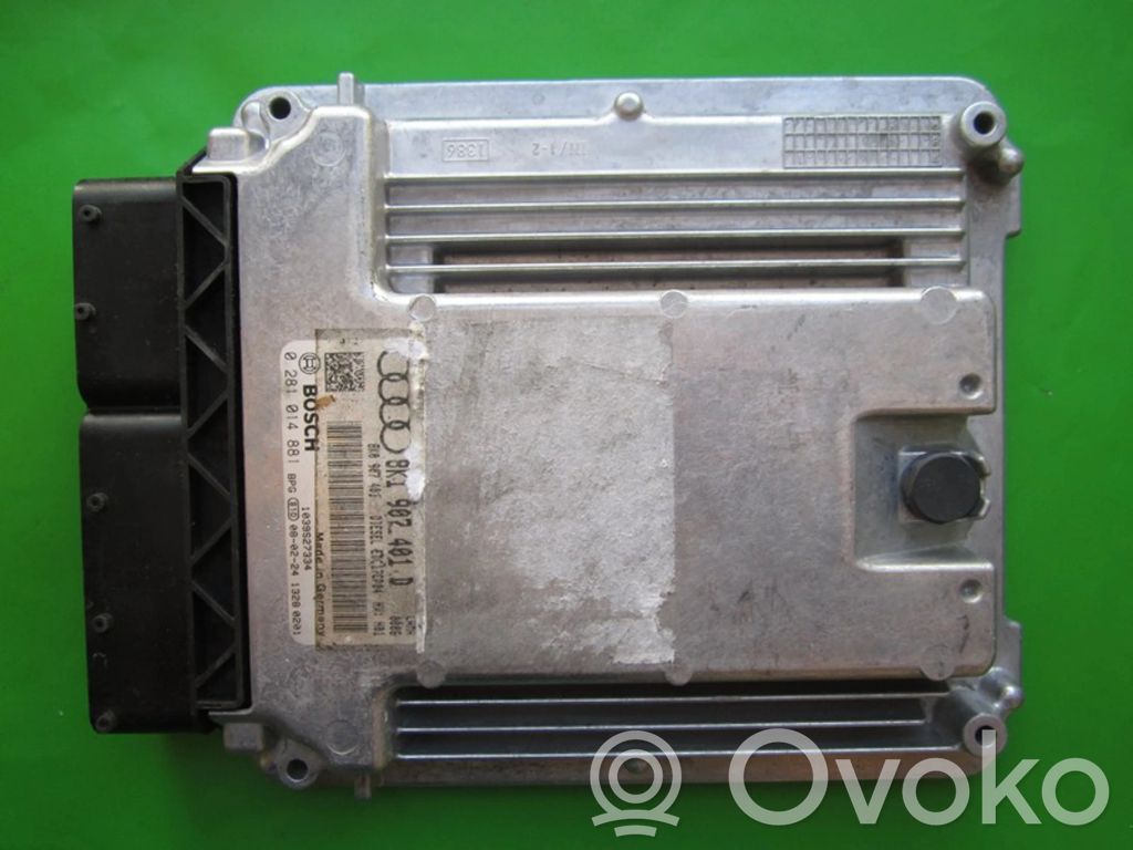 Engine control unit/module ECU   8K1907401D,0281014881