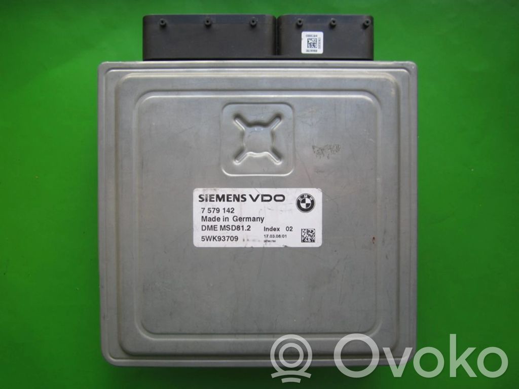Unité de commande, module ECU de moteur   7579142,5WK93709