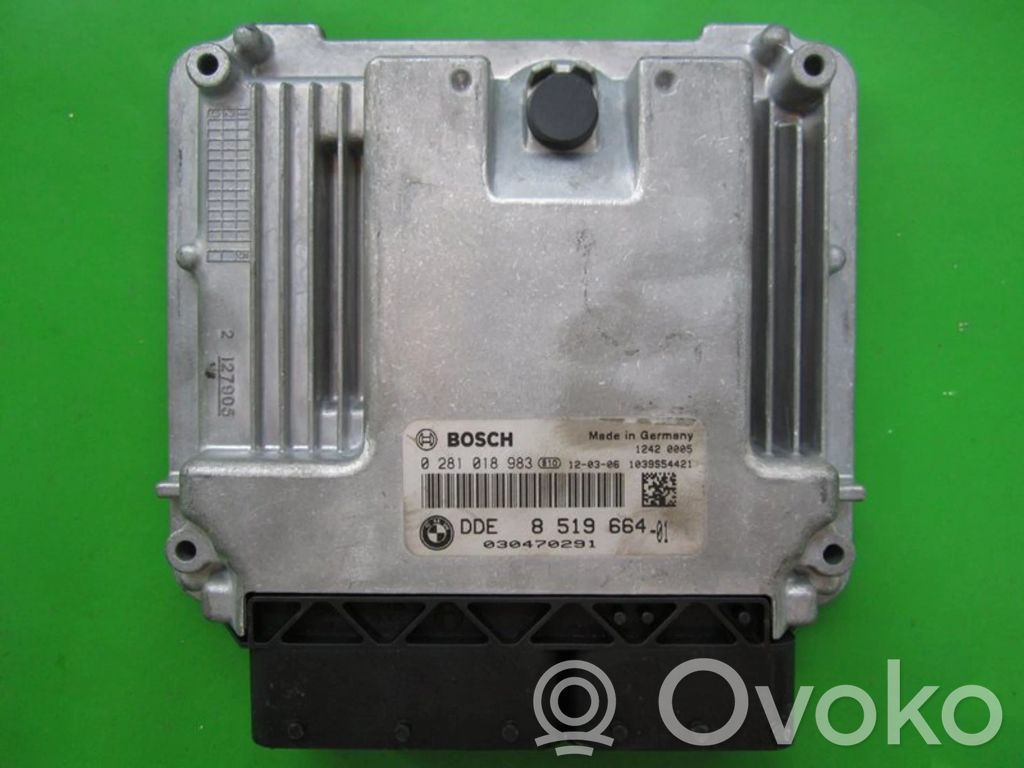 Galios (ECU) modulis   DDE8519664,0281018983