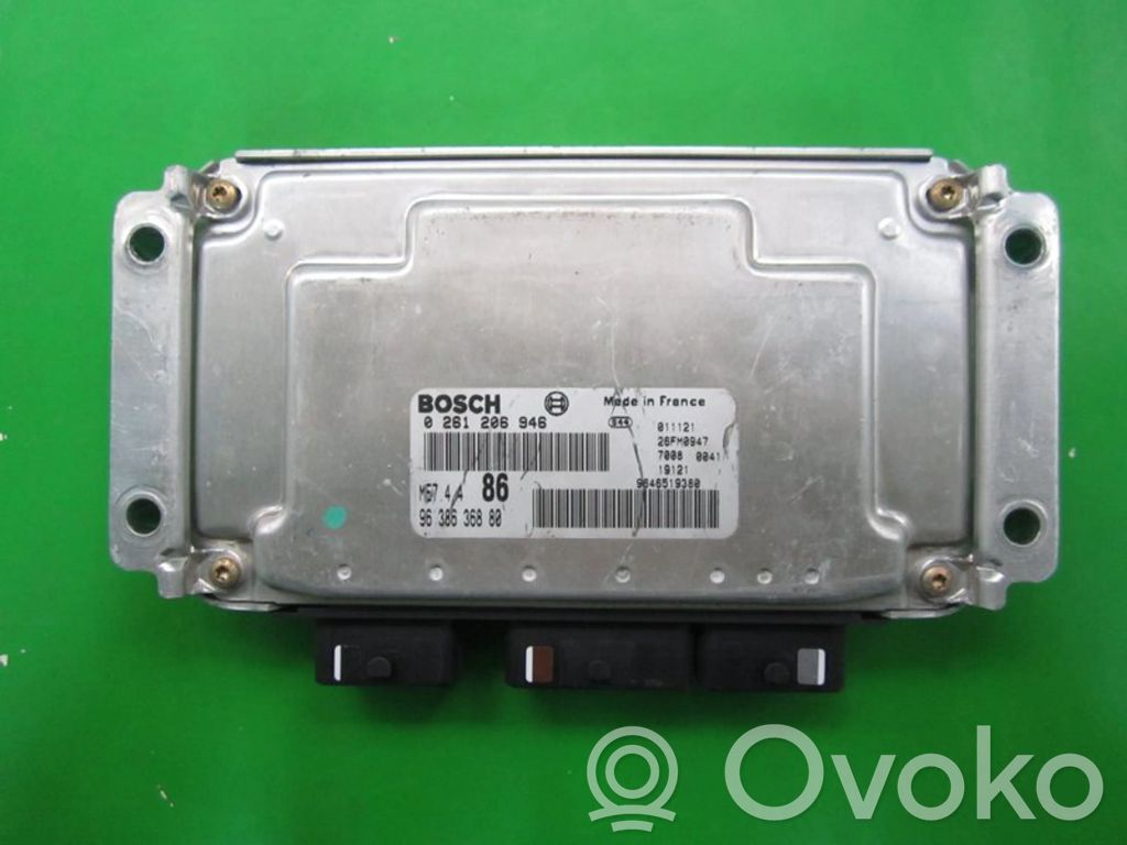 Komputer / Sterownik ECU silnika   9638636880,0261206946