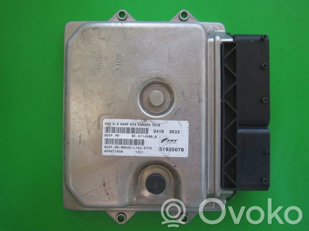 Engine control unit/module ECU   51935078,BC0114588A