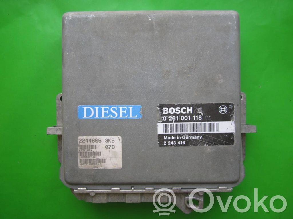 BMW 3 E36 Motorsteuergerät ECU 