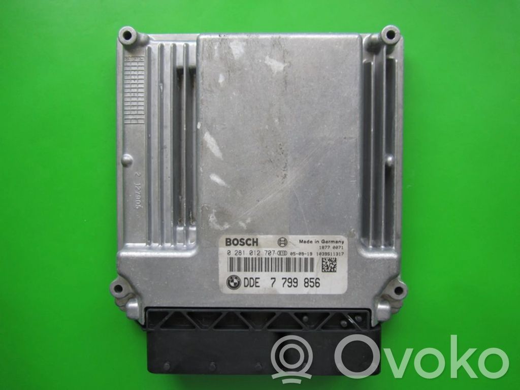 Motorsteuergerät ECU   DDE7799856,0281012707