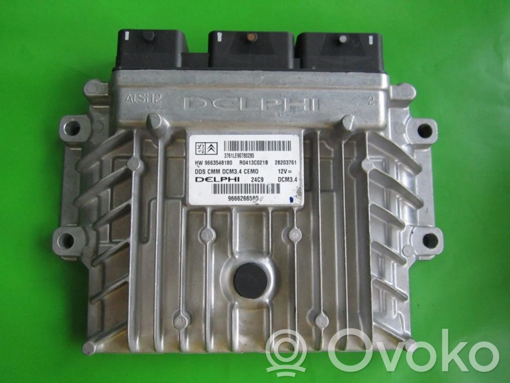 Engine control unit/module ECU   9666266580,28203761