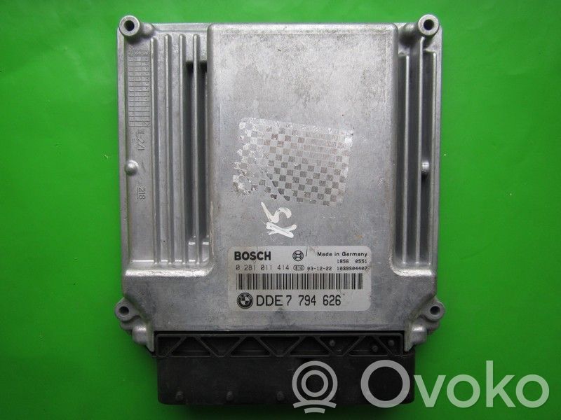 Engine control unit/module ECU   DDE7794626,0281011414