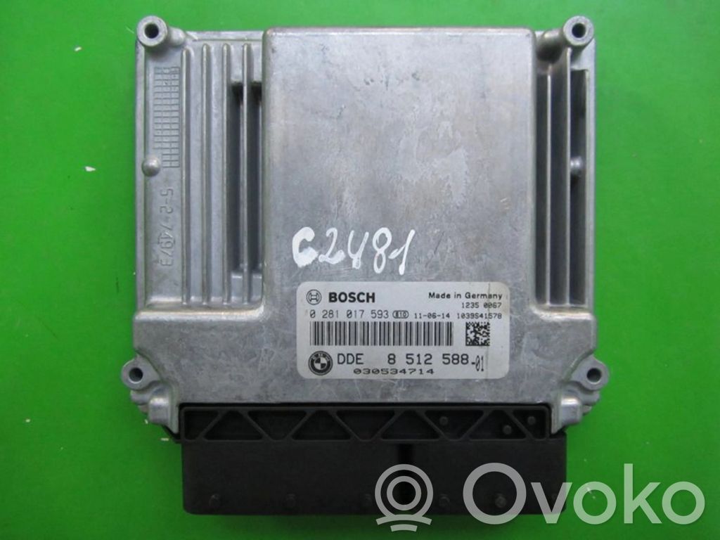 BMW 1 E81 E87 Galios (ECU) modulis 
