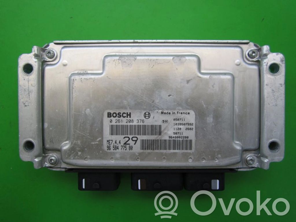 Citroen C3 Unidad de control/módulo ECU del motor 