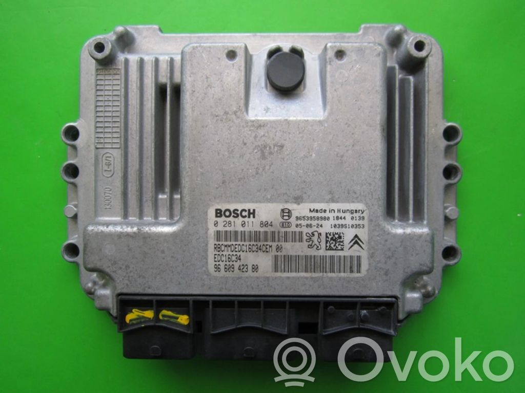 Engine control unit/module ECU   9660942380,0281011804