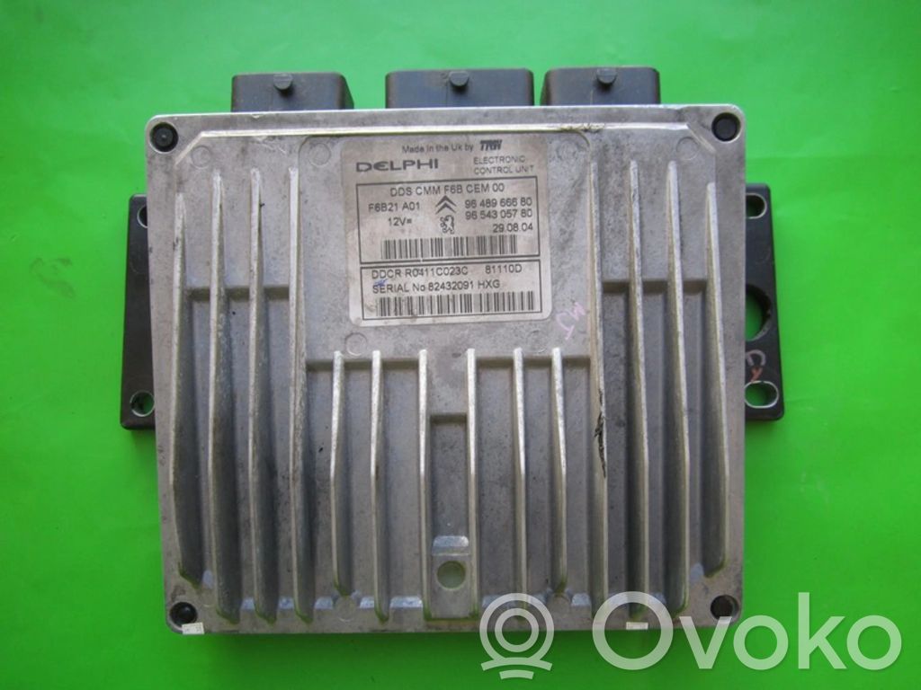 Engine control unit/module ECU   9648966680,9654305780