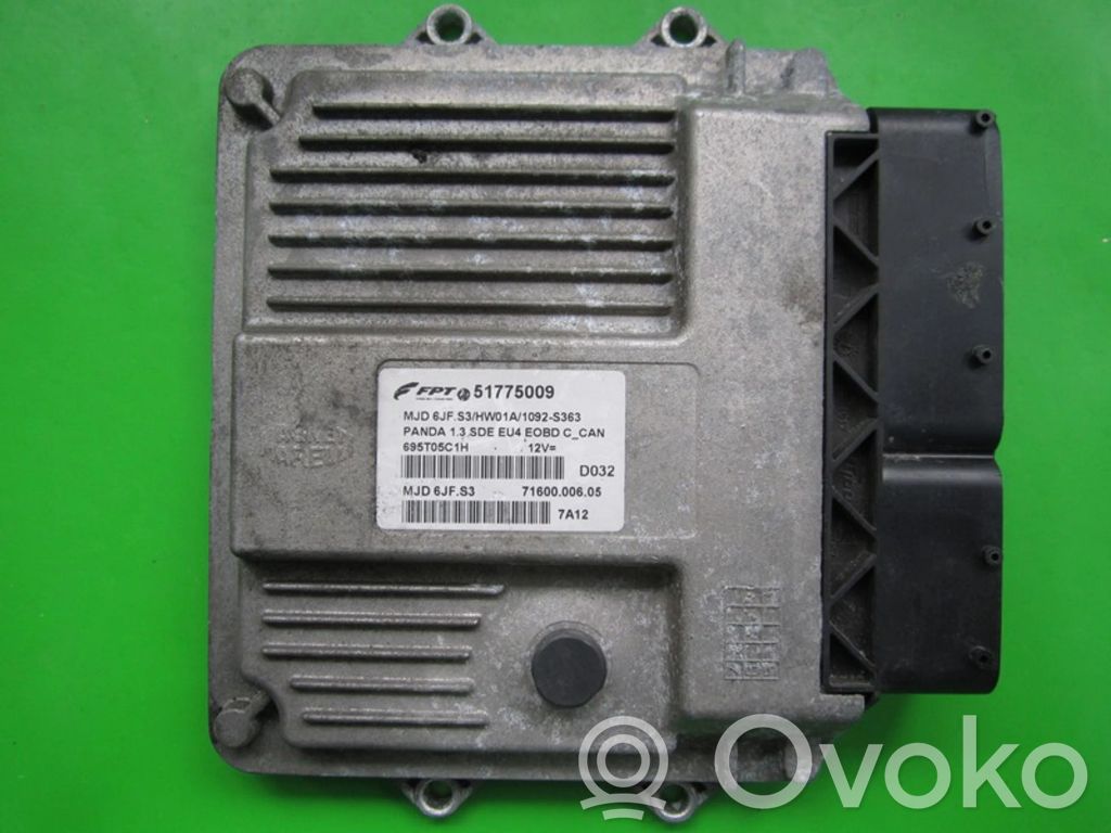 Komputer / Sterownik ECU silnika   51775009,7160000605