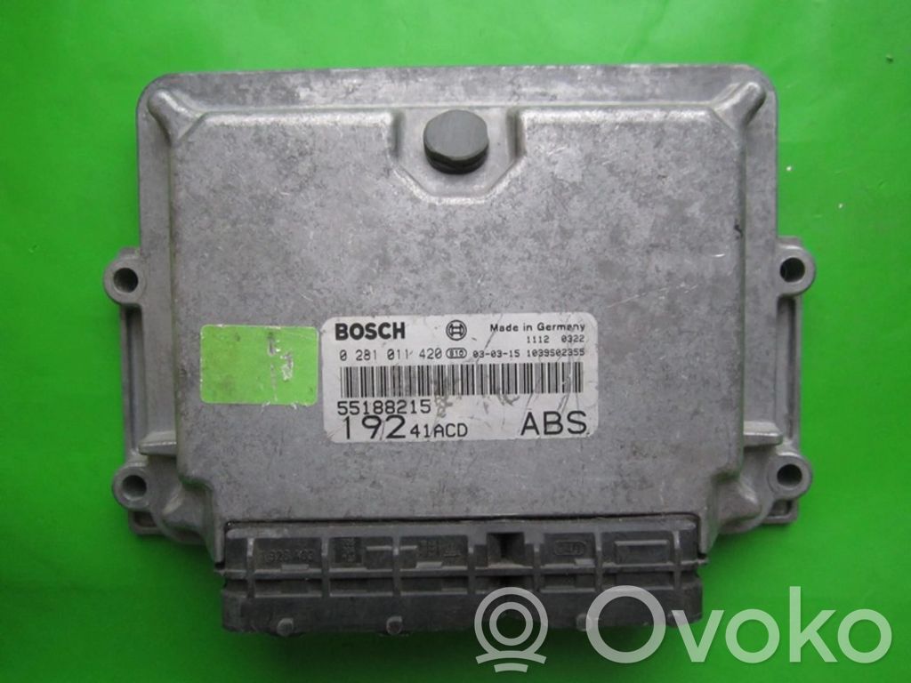 Fiat Stilo Engine control unit/module ECU 