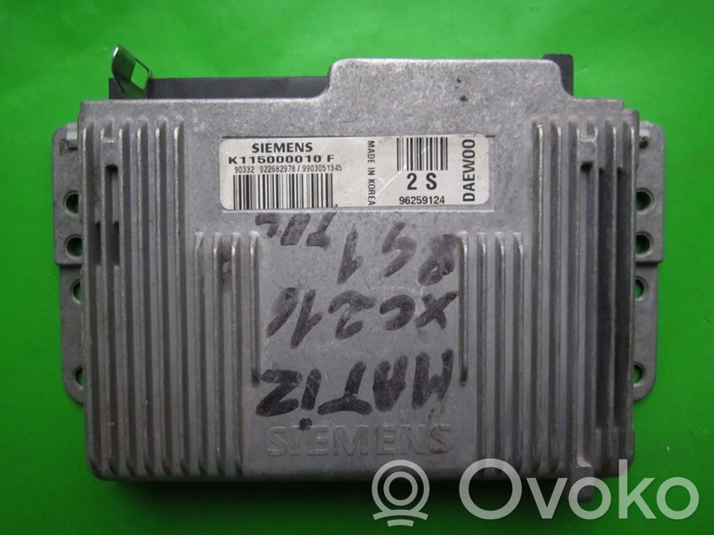 Engine control unit/module ECU   K115000010F,96259124