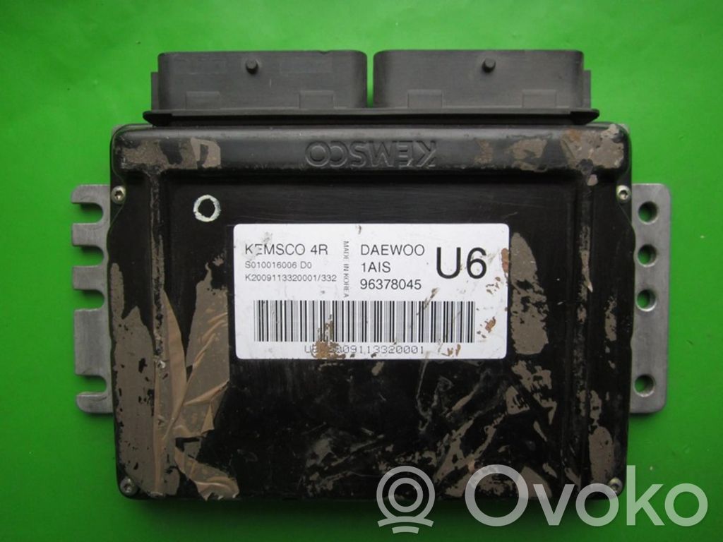 Engine control unit/module ECU   96378045,S010016006D