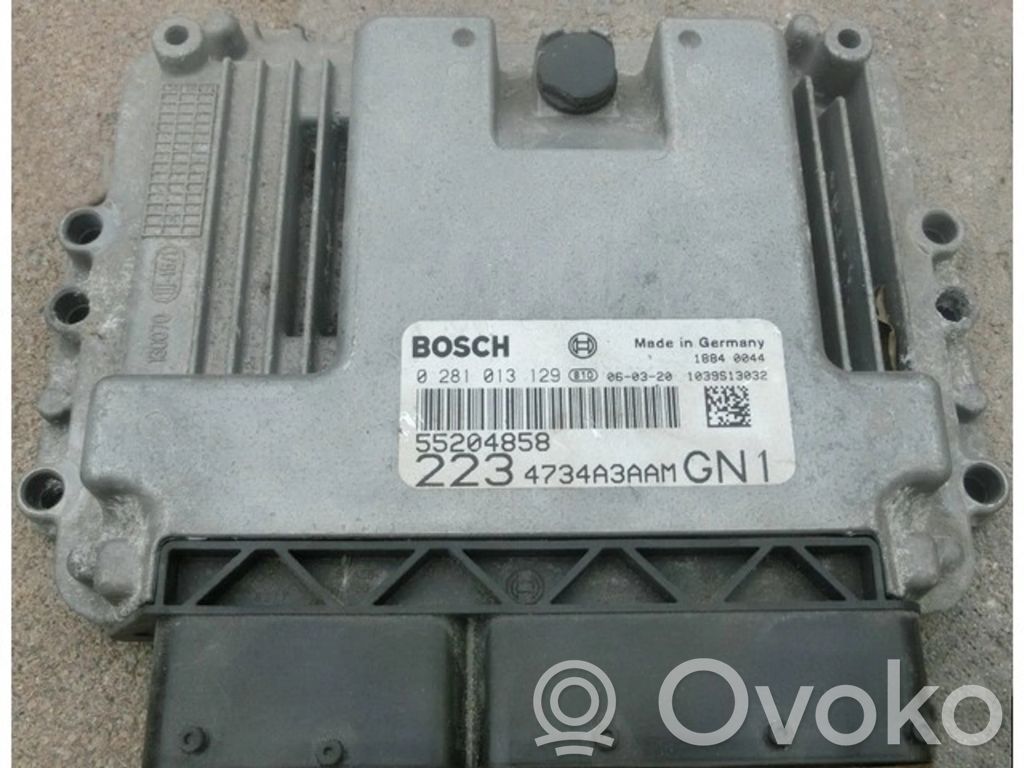 Engine control unit/module ECU   55204858,0281013129