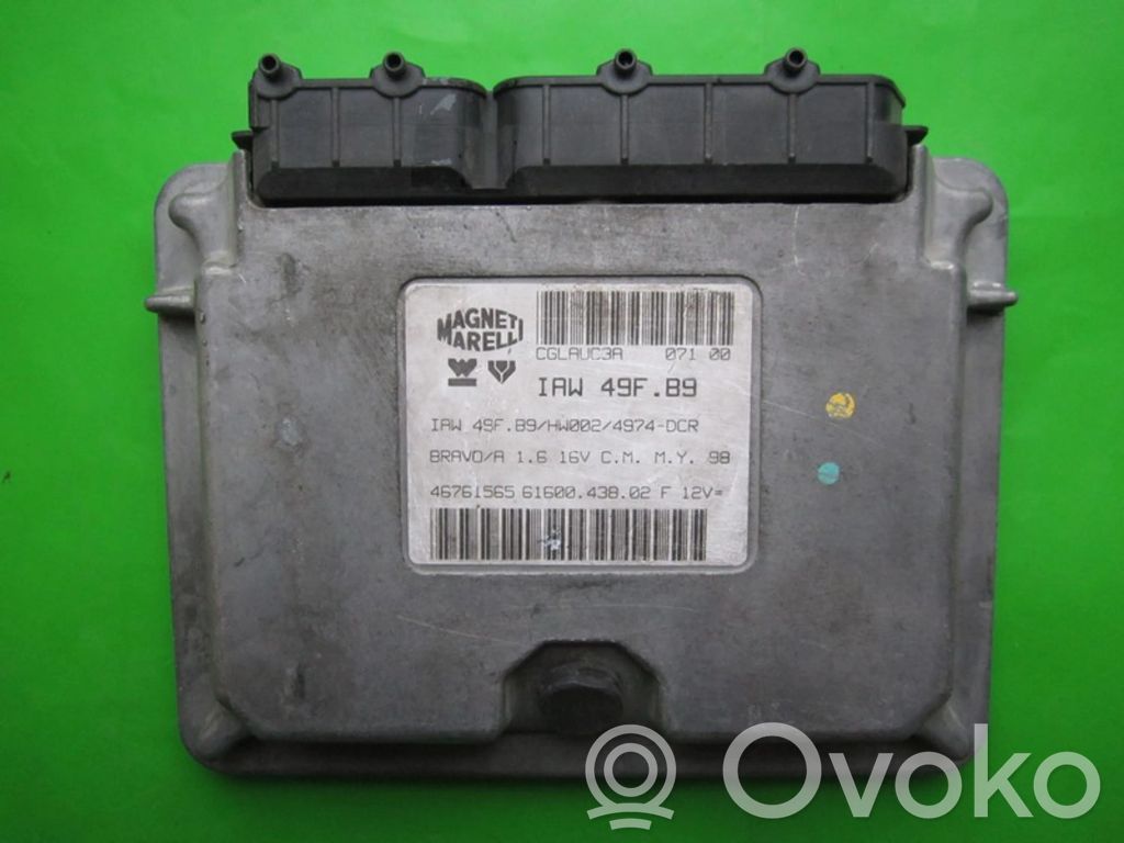 Fiat Bravo - Brava Komputer / Sterownik ECU silnika 