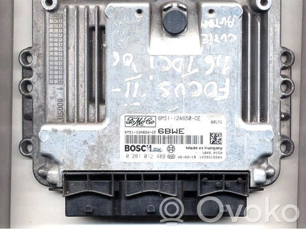 Ford Focus Unidad de control/módulo ECU del motor 