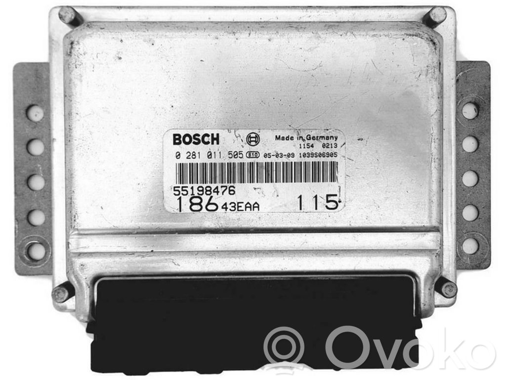Fiat Multipla Engine control unit/module ECU 