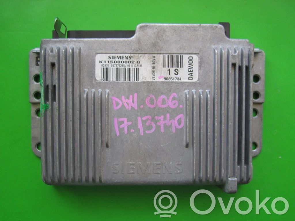 Daewoo Matiz Engine control unit/module ECU 
