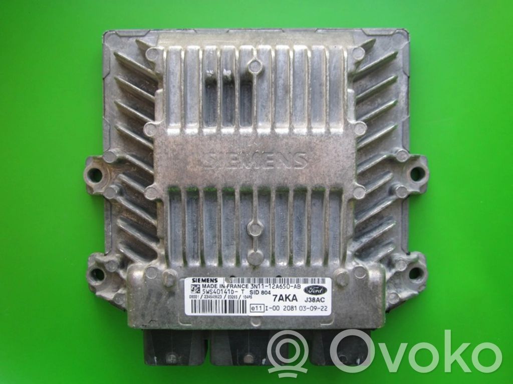 Engine control unit/module ECU   3N1112A650AB,5WS40141DT