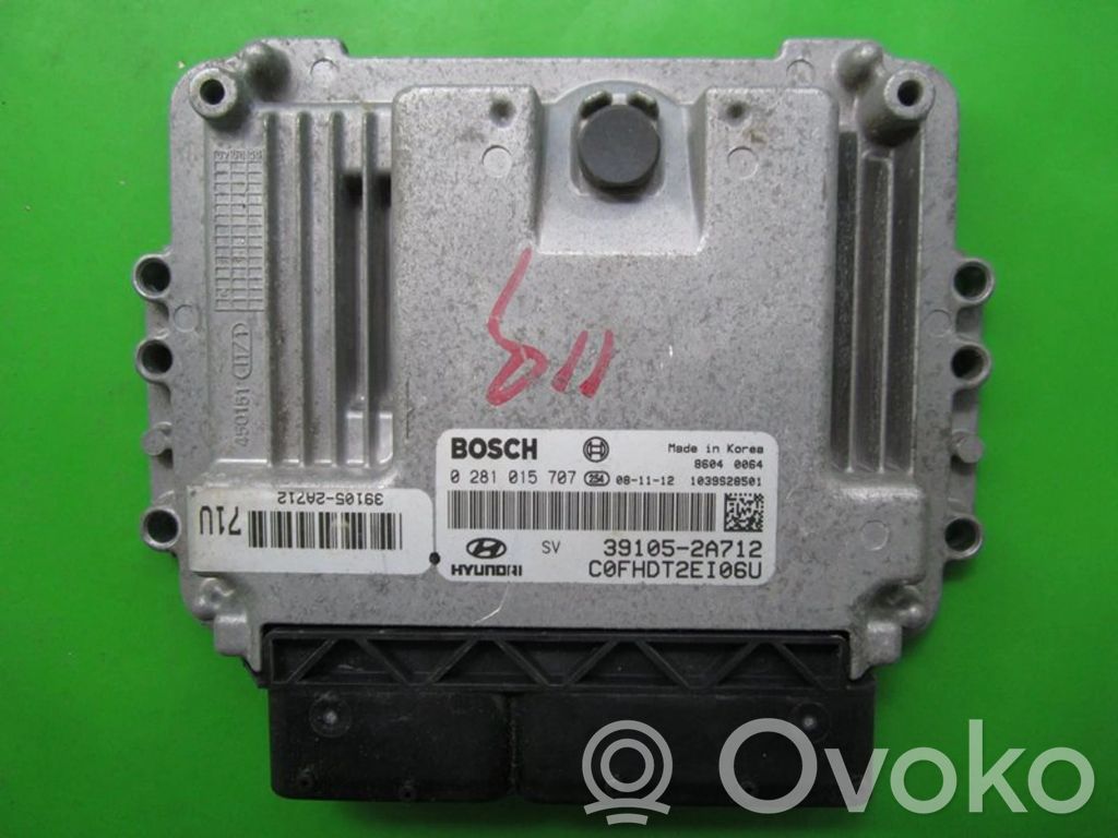 Engine control unit/module ECU   391052A712,0281015707