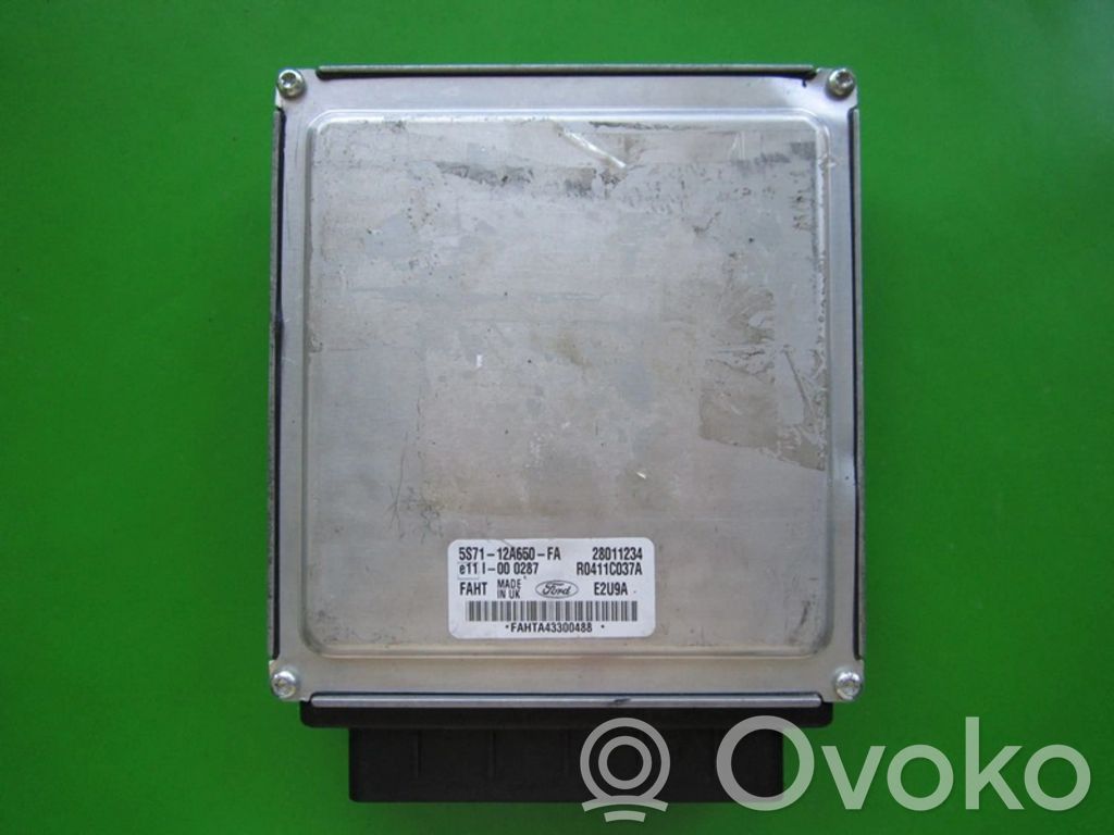 Engine control unit/module ECU   5S7112A650FA,R0411C037A