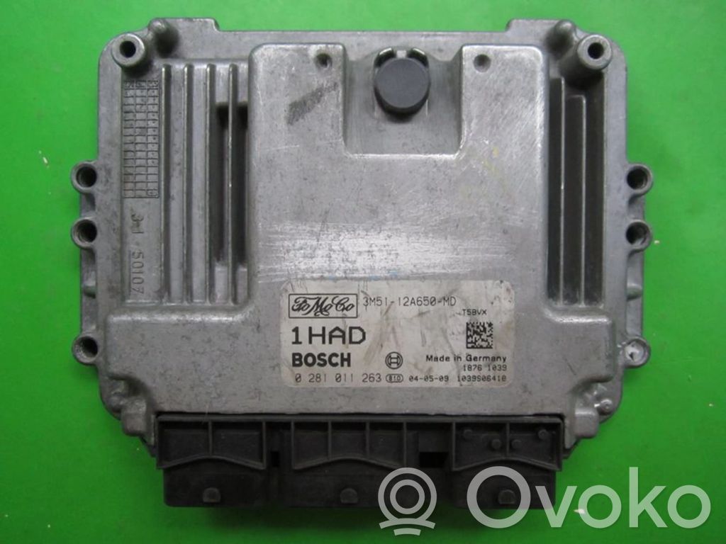 Unité de commande, module ECU de moteur   3M5112A650MD,0281011263