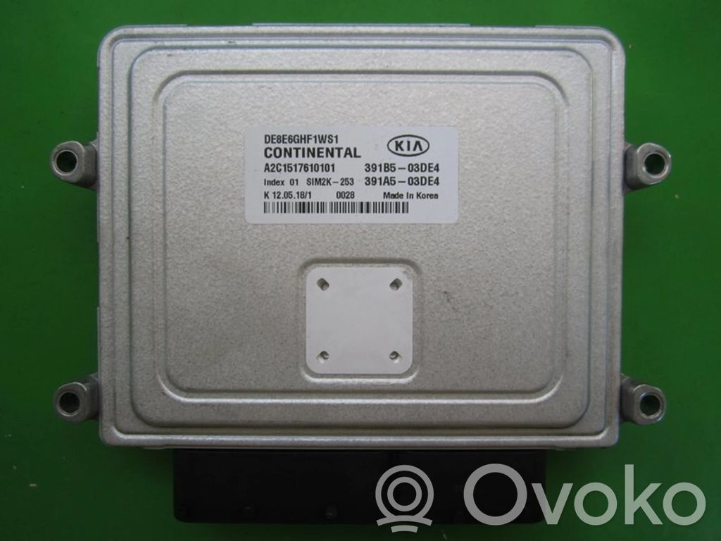 KIA Niro Engine control unit/module ECU 