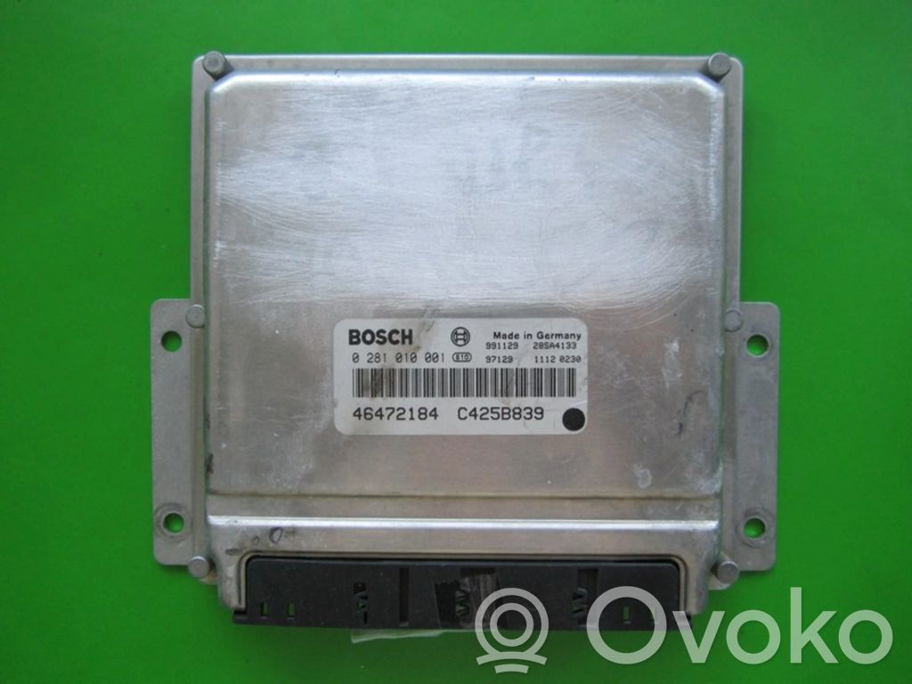 Engine control unit/module ECU   46472184,0281010001