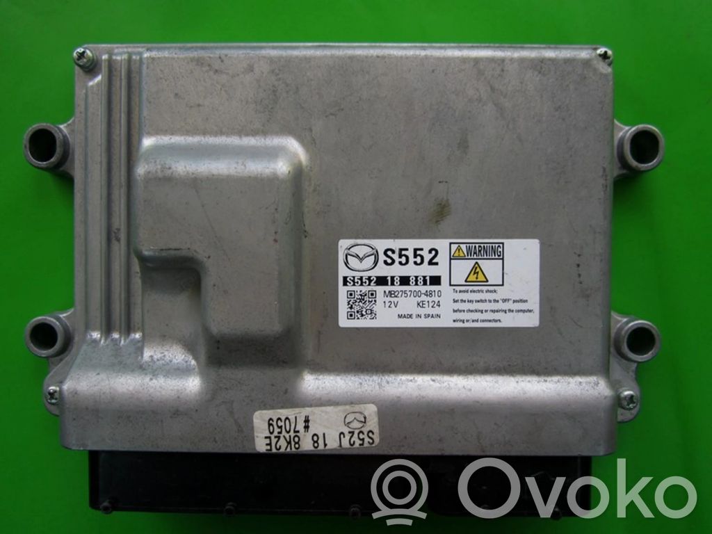 Engine control unit/module ECU   S55218881,2757004810