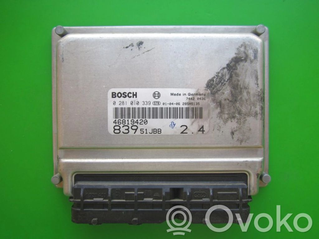 Engine control unit/module ECU   46819420,0281010339