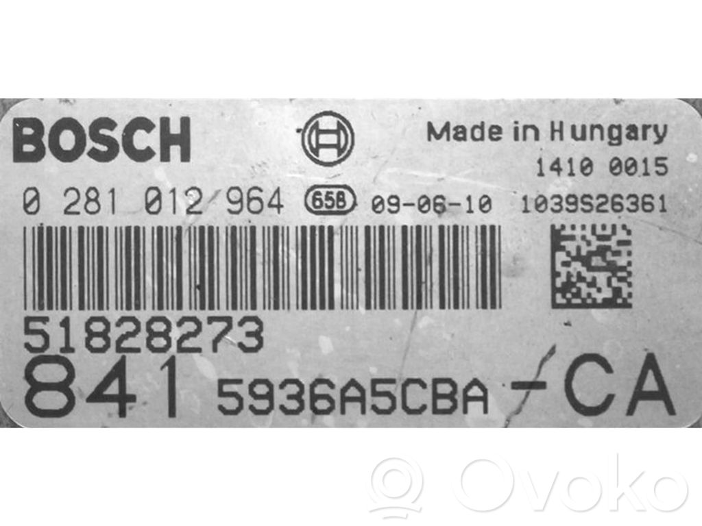 Lancia Thesis Engine control unit/module ECU 