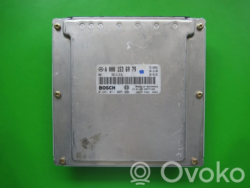 Mercedes-Benz C W203 Komputer / Sterownik ECU silnika 