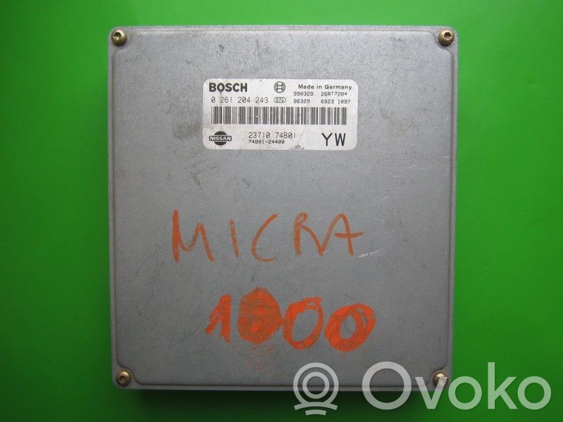 Engine control unit/module ECU   2371074B01,0261204243