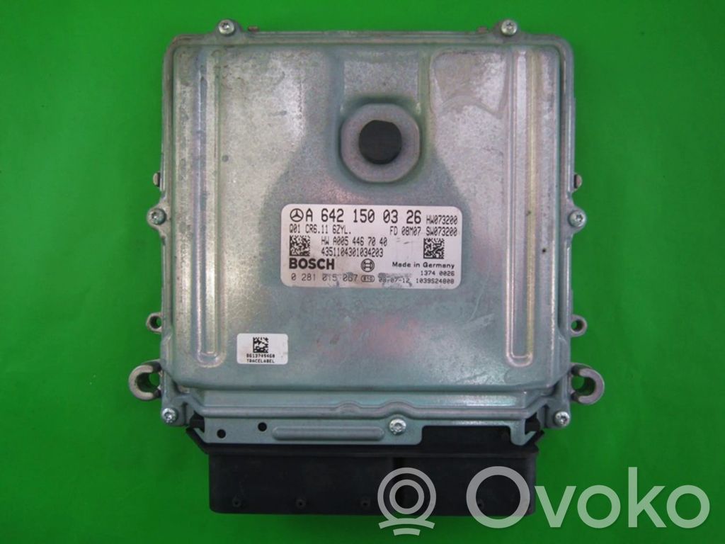 Mercedes-Benz C AMG W204 Engine control unit/module ECU 