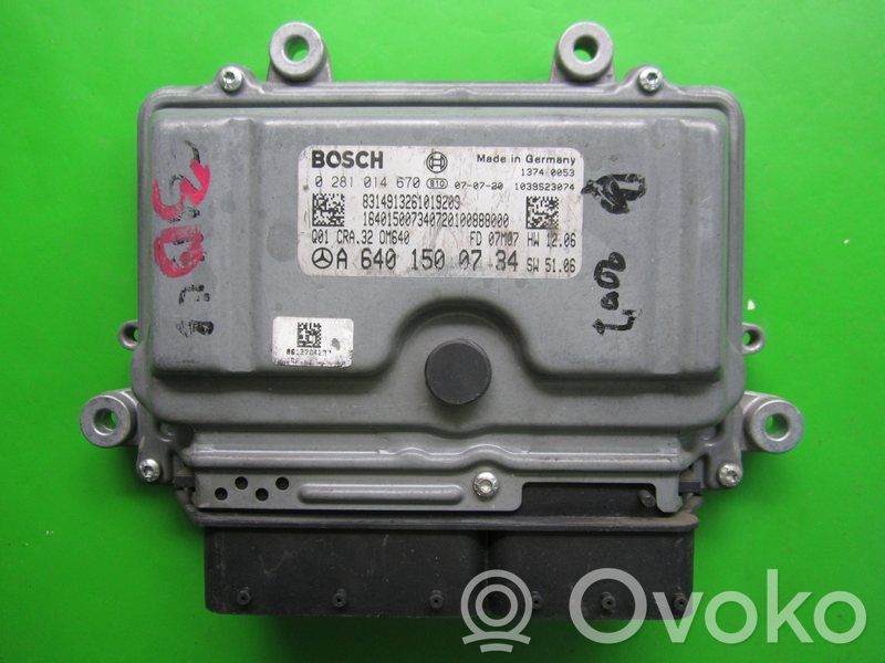 Mercedes-Benz A W169 Engine control unit/module ECU 