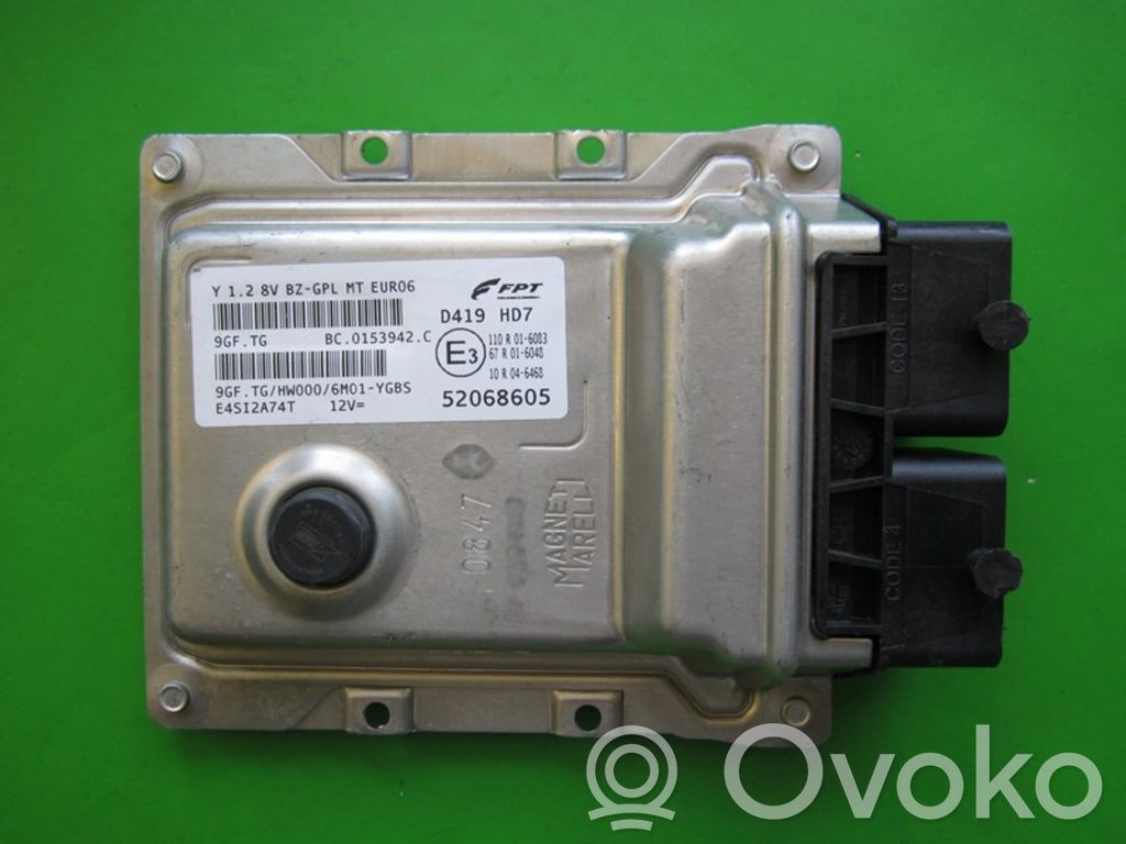 Engine control unit/module ECU   52068605,BC0153942C