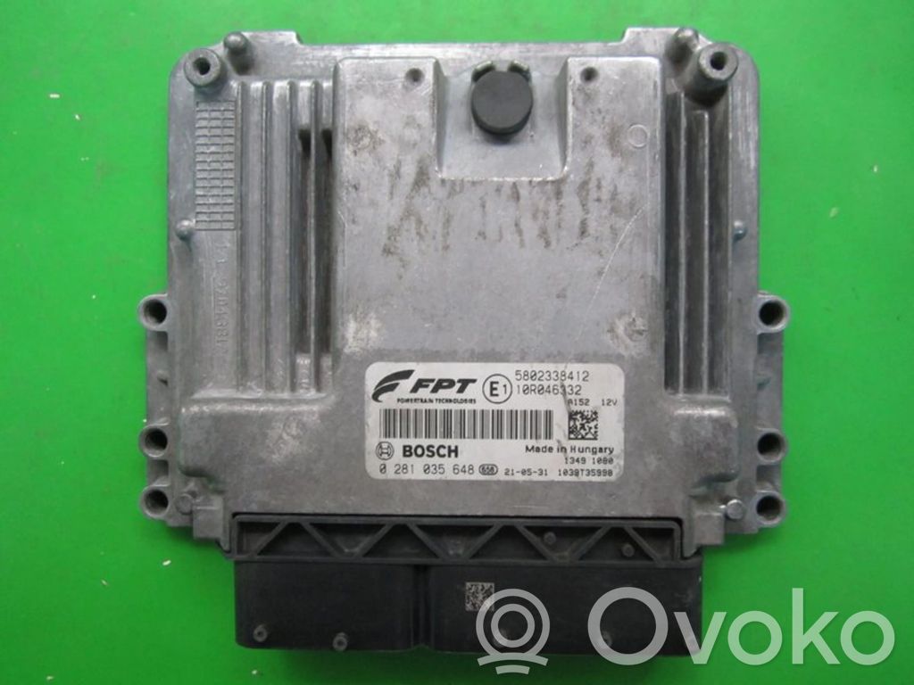 Engine control unit/module ECU   5802338412,0281035648