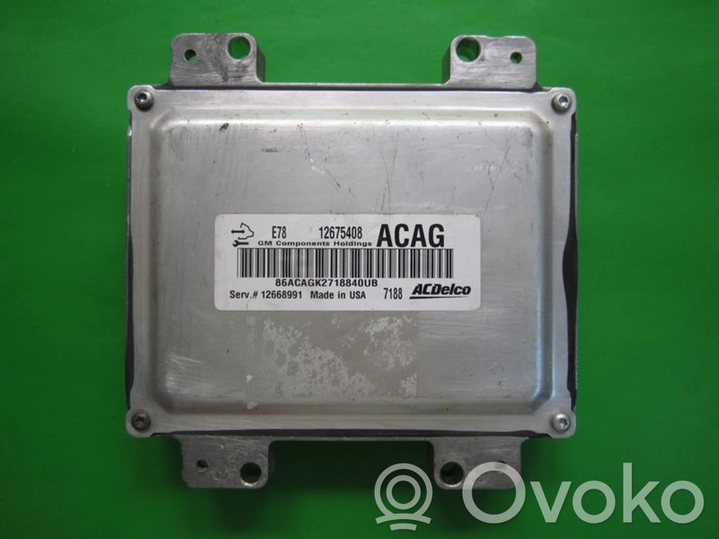 Engine control unit/module ECU   12675408,ACAG