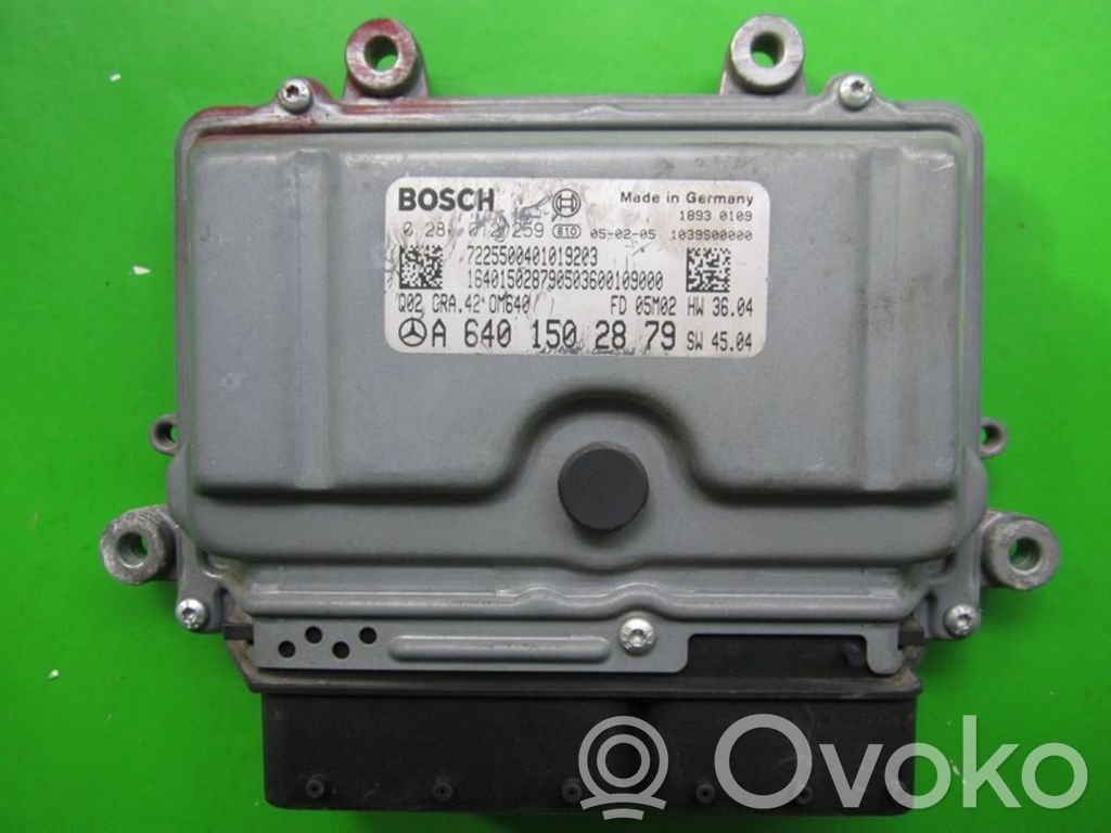 Mercedes-Benz A W169 Engine control unit/module ECU 