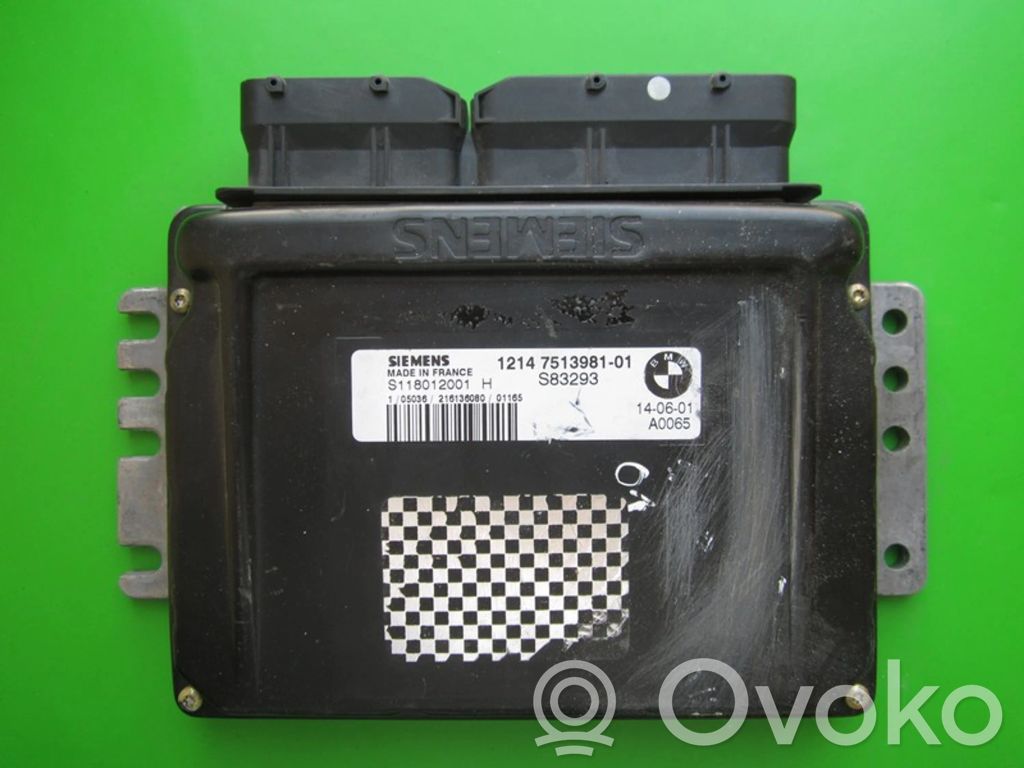 Engine control unit/module ECU   7513981,S118012001H