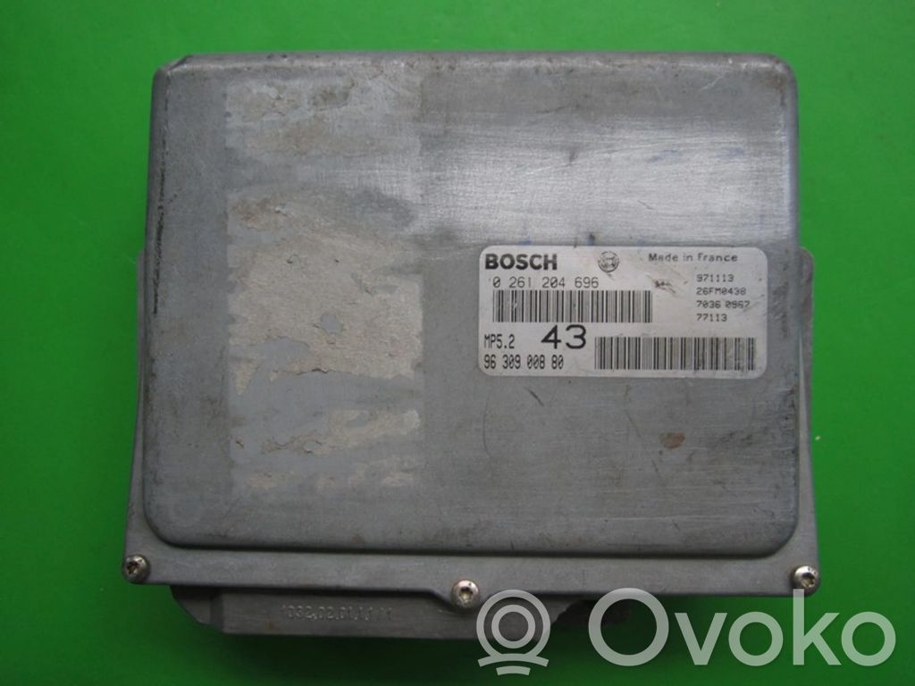 Engine control unit/module ECU   9630900880,0261204696